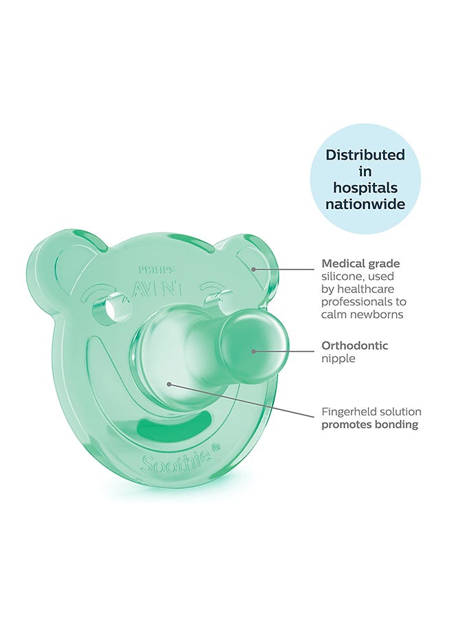 Philips Avent 2-Piece Super Soothe Pacifier - Green - Image 4