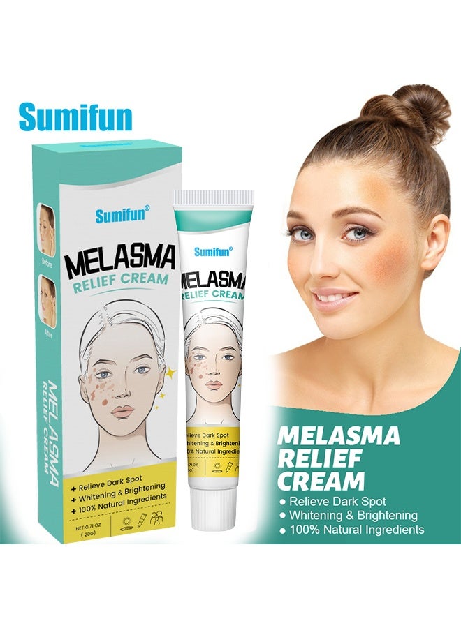 Sumifun Melasma Relief Cream，Pigmentation Removal Cream For Face, Freckle Remover Cream, Dark Spot Corrector Cream 20G - Image 2