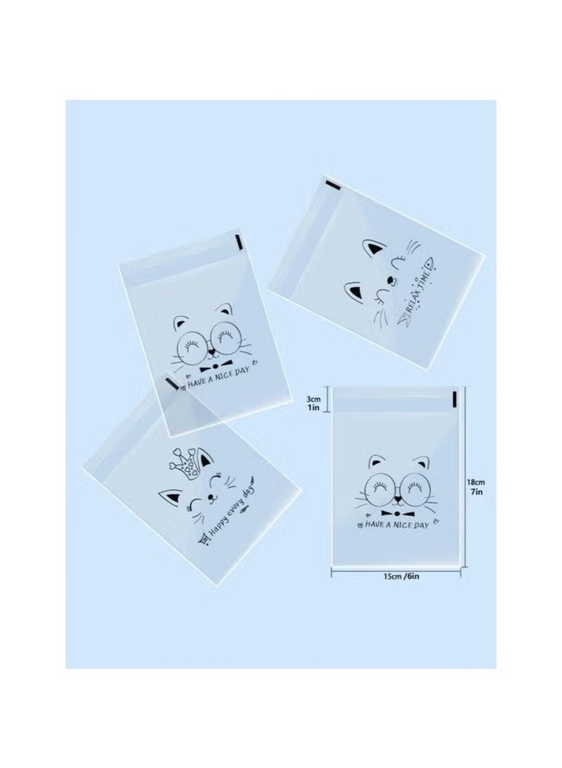 100 Resealable Bags, Clear Food Wraps and Storage Bags - Image 3