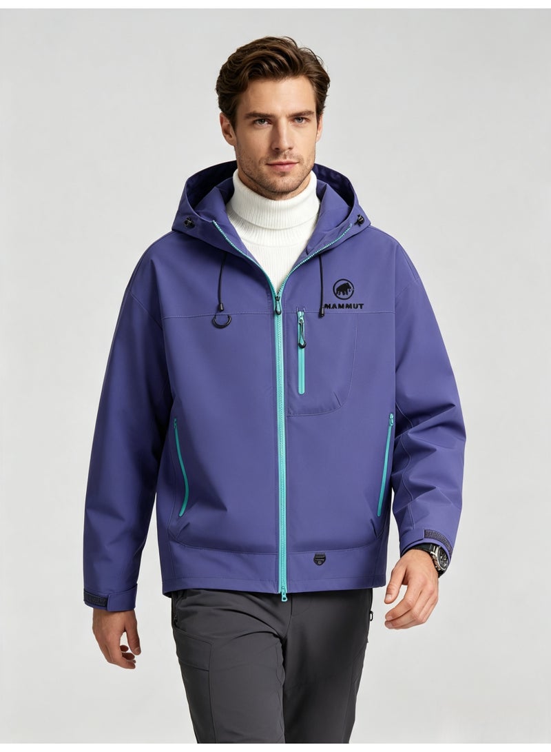 Mammut outdoor jacket for men and women windproof waterproof hooded mountaineering jacket - Image 4