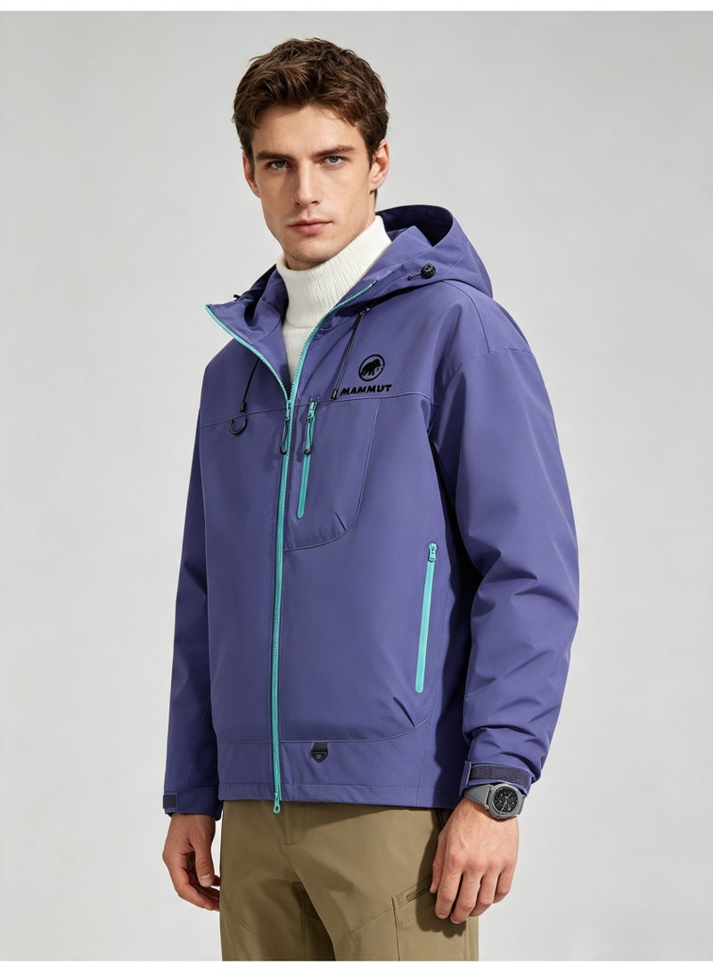 Mammut outdoor jacket for men and women windproof waterproof hooded mountaineering jacket - Image 2