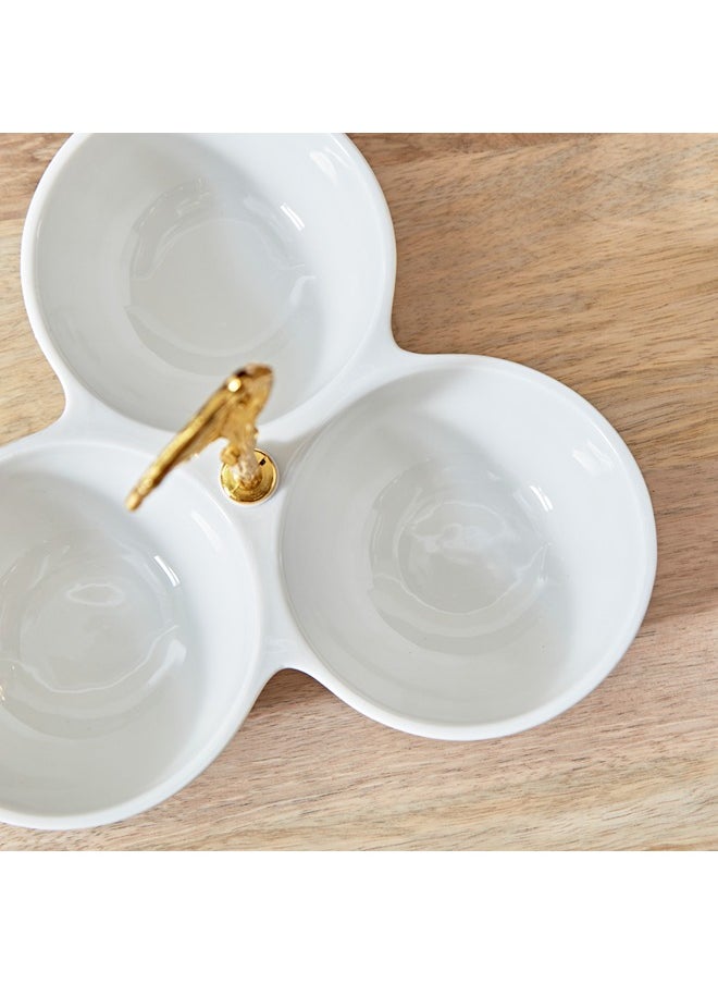 Home Box وعاء مقاوم 3 أقسام 21.2 x 5 x 21.2 سم  - Image 5