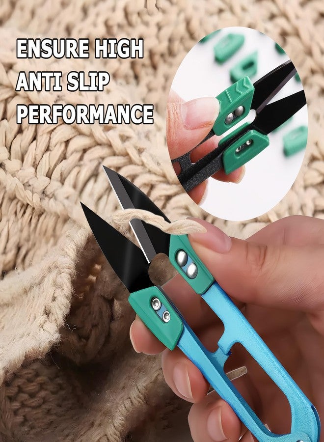 SHUNCHG 4Pcs Sewing Scissors Fabric Scissors Yarn Thread Cutter Embroidery Crochet Scissors Small Snips Trimming Nipper Thread Snips Pruning Shears for DIY Projects,Crafts,Garden,Bonsai - Image 3