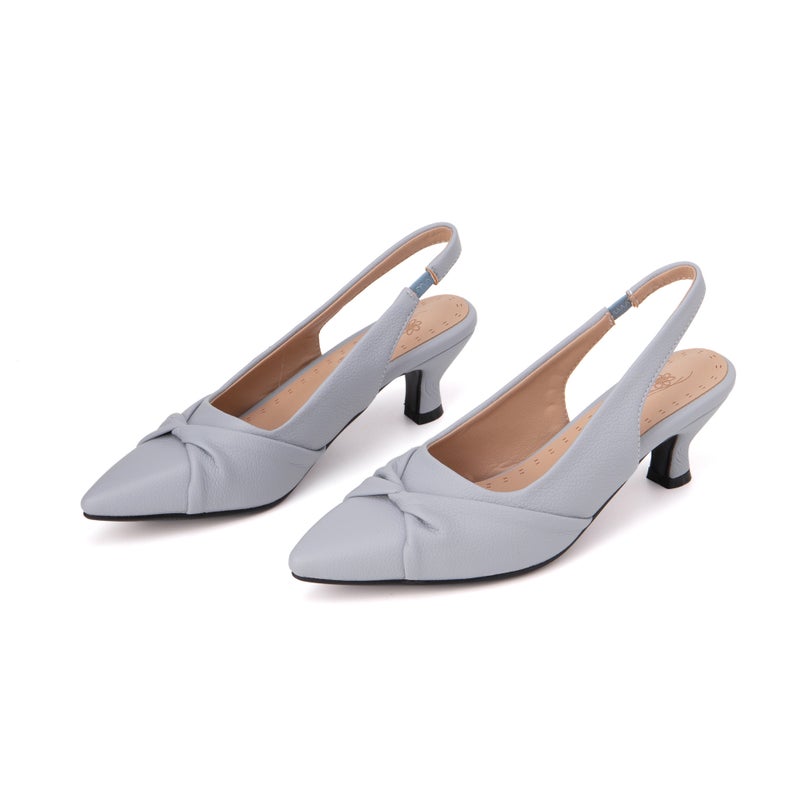 Wish Spring 2024 Thin Heel Medium Heel 33-54 Size Size Pointed Toe Baotou Empty Sandals Women - Image 5