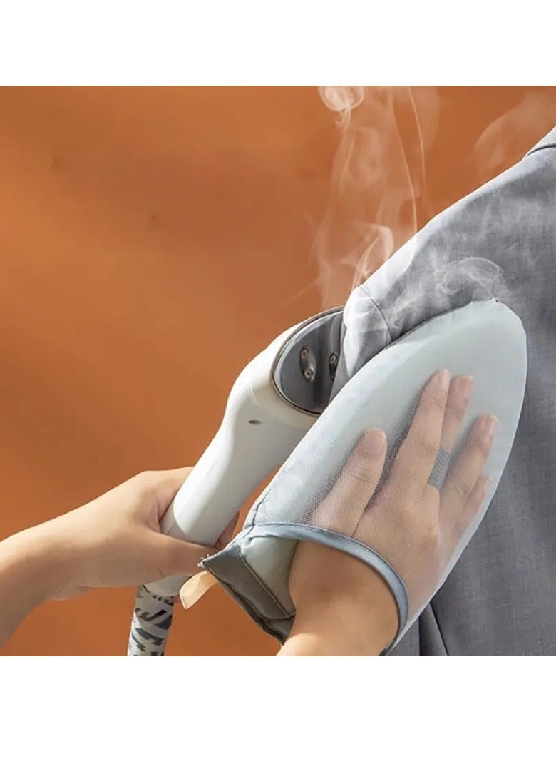 Gonice Handy Mini Ironing Board,Mini Garment Steamer Ironing Heat Resistant Glove,Waterproof Anti Steam Mitt With Finger Rings For Collars And Ties Home Supplies  - Image 1