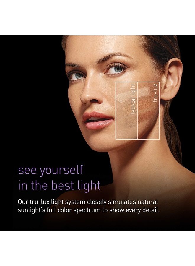 simplehuman مرآة مكياج سفر مستشعرة قائمة بذاتها 5" دائرية، تكبير 10x، قابلة للشحن، من الفولاذ المقاوم للصدأ باللون الوردي الذهبي - Image 4