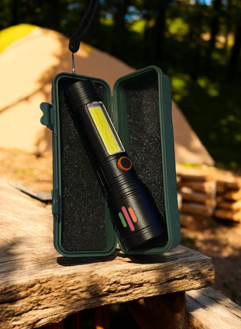 Strong Light Flashlight Rechargeable Super Bright Zoom Outdoor Lighting Dedicated  Portable Home - Image 5