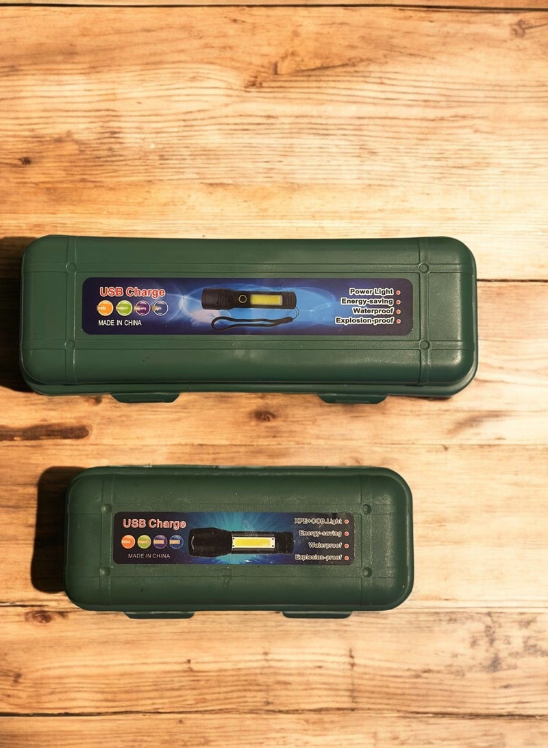 Strong Light Flashlight Rechargeable Super Bright Zoom Outdoor Lighting Dedicated  Portable Home - Image 3