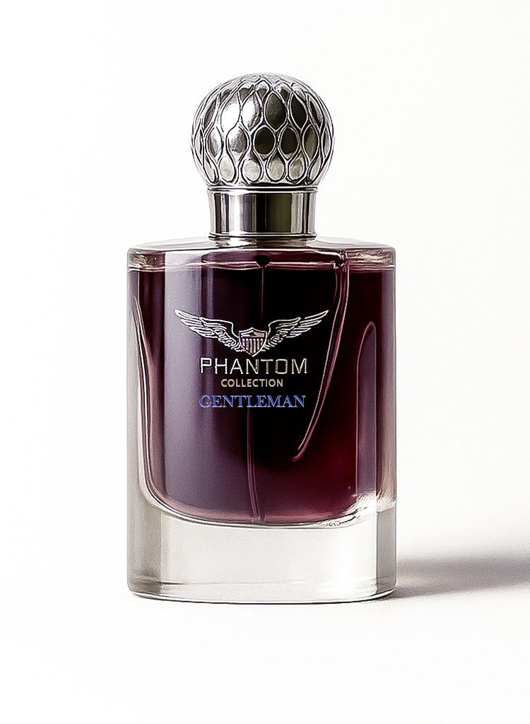 Linea De Bella Phantom Collection Gentlemen EDP 100ML | Long Lasting Perfume for Men with Patchouli & Leather | Extrait Perfume Gift for Men - Image 1
