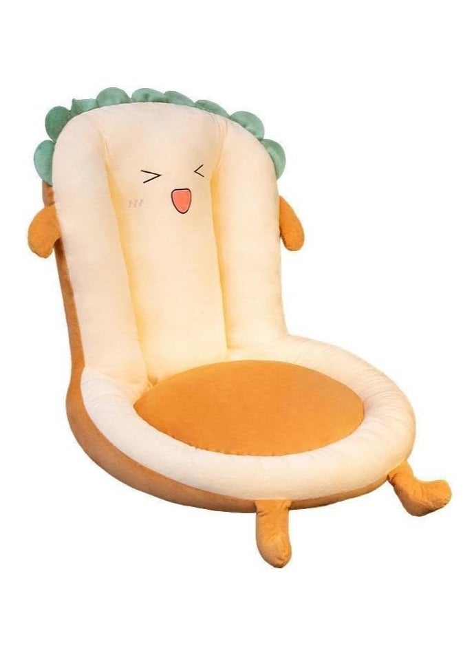 One-piece Office Dormitory Chair Cushion Winter Plush Cartoon Cushion Backrest Dormitory Office Non-slip Chair Cushion  - Image 3