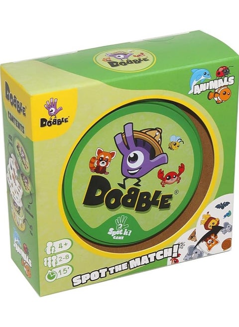 Dobble Animals Card Game - Speed & Observation Fun for the Whole Family