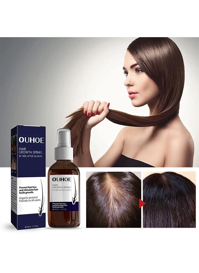 OUHOE - Hair Growth Spray, Hair Growth Serum Spray, Ultra Hair Growth Formula Serum Spray, Grow Thicker Hair In 8 Weeks - Image 1