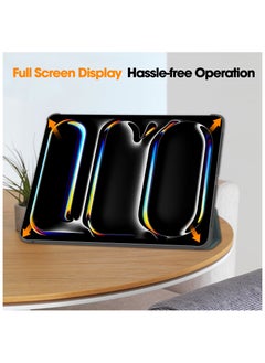 Anmi Triple Fold Bracket Case for iPad Pro 13 Inch 2024 (M4, 7th Gen), Protective Smart Cover with Auto Sleep Wake  (Green)  - Image 4