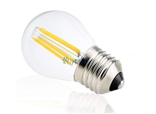 Mufasa 4 Watts E27 Base G45 Round Shape LED Filament Bulb, Small Vintage Ambience Bulbs, 50mm Diameter (Please Check Dimensions Image) (Warm White) (Pack Of 4) - Image 4