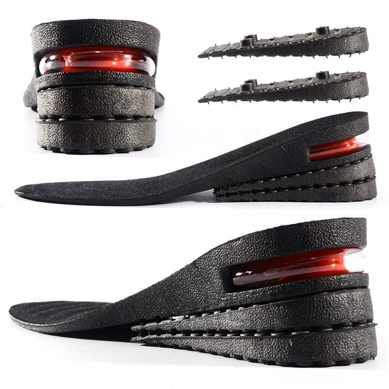 XINIFOOT Height Increase Insole 3Layer Air Cushion Heel Insert Lift Shoes Insole for Men and Women Invisible Elevator Adjustable Insoles Full Pad 24 Inch - Image 2