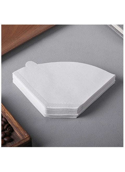 01 Filter Paper for American Coffee Drip 100 Pieces, Suitable for Black Coffee Maker