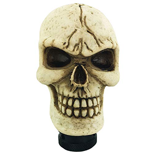 Abfer Gear Shift Knob Skull Shifting Car Handle Shifter Stick Knobs Fit Manual Automatic Transmission Cars - Image 1