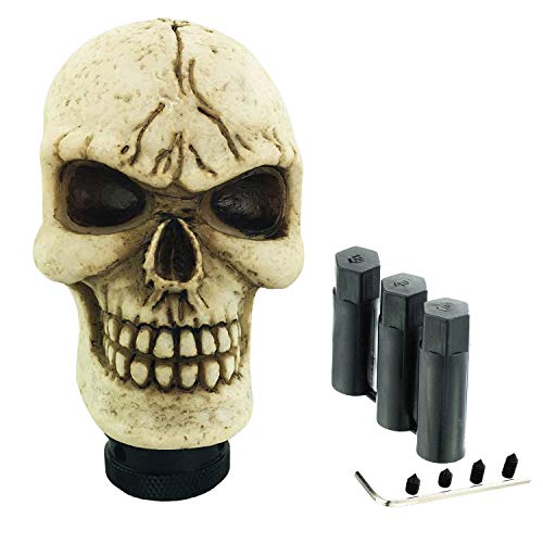 Abfer Gear Shift Knob Skull Shifting Car Handle Shifter Stick Knobs Fit Manual Automatic Transmission Cars - Image 5