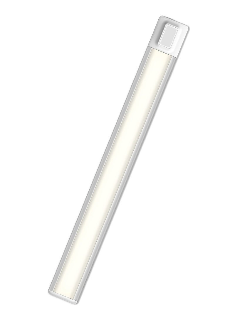Promate 40cm LED Light with Motion Sensor, 100lm Brightness, Energy-Efficient 4W LEDs, USB-C Rechargeable 2000mAh Battery, Easy Adhesive Installation, Ideal for Under Cabinet Use, Lumia-40 White - Image 1