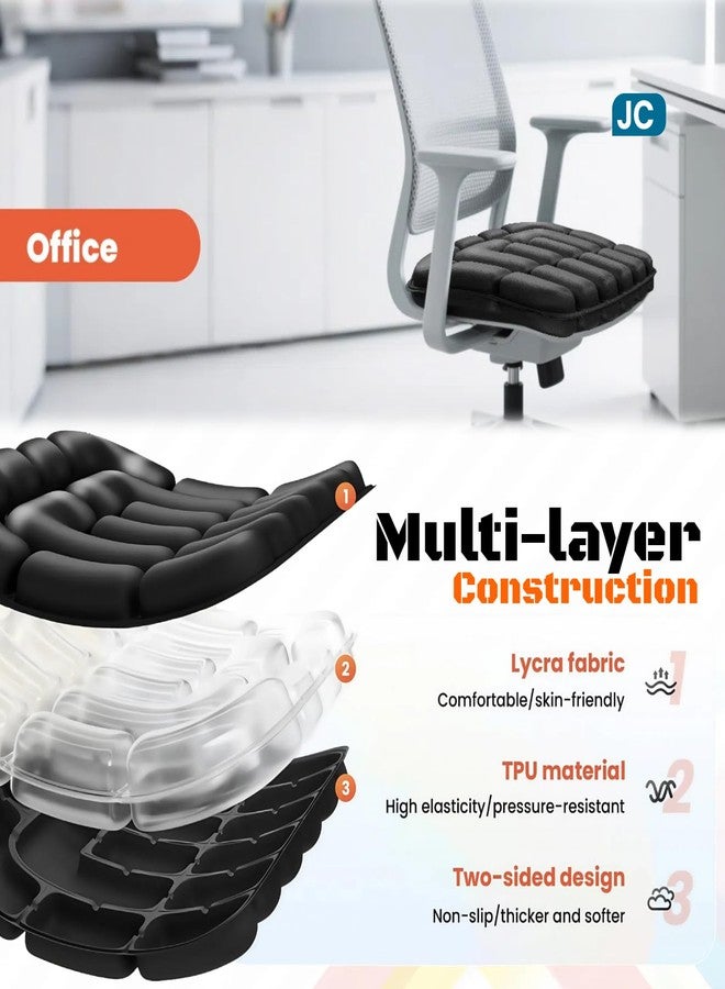 LAROTSUBA Inflatable Seat Cushion,Hemorrhoid Pillow,Pressure Ulcer Cushions,Donut Pillow,Bed Sore Pressure Relief Seat Cushions for Butt,Postpartum,Home Living,Car,Office - Image 5