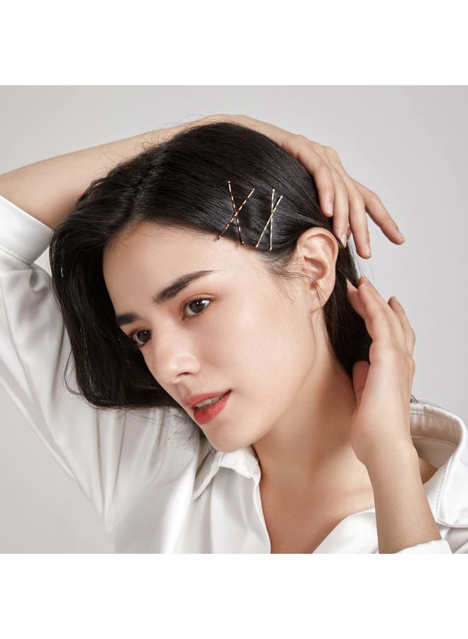 Dofash 5CM/2In Wavy Bobby Pins Blonde Hair Pins Bulk Metal Hair Grips for Women 260pcs (Blonde) - Image 4