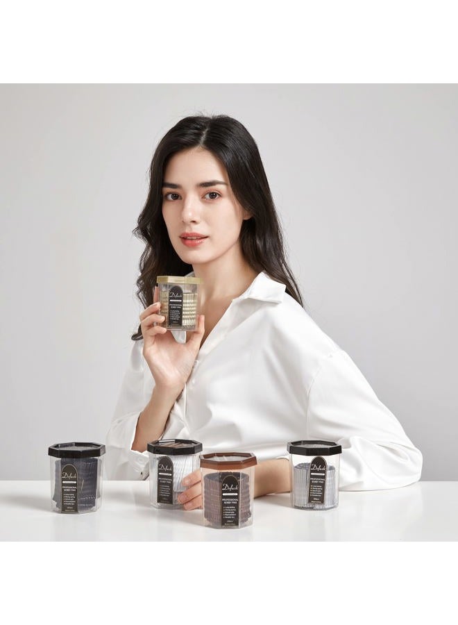 Dofash 5CM/2In Wavy Bobby Pins Blonde Hair Pins Bulk Metal Hair Grips for Women 260pcs (Blonde) - Image 2