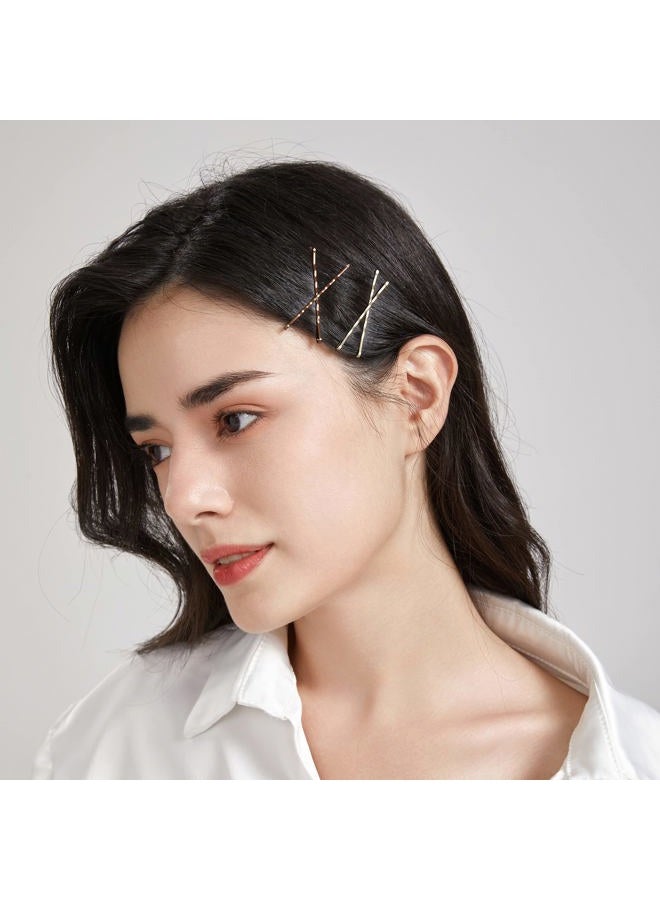 Dofash 5CM/2In Wavy Bobby Pins Blonde Hair Pins Bulk Metal Hair Grips for Women 260pcs (Blonde) - Image 5