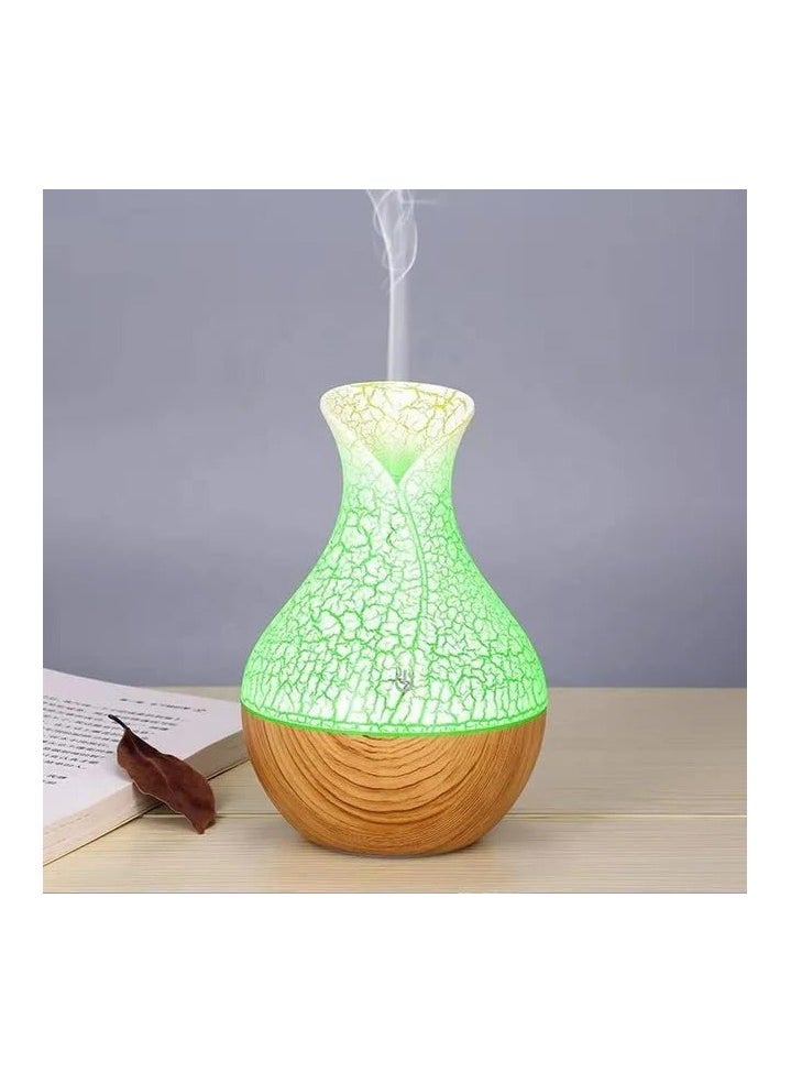 Generic Mini Ultrasonic Aroma Diffuser, USB Portable and Stylish Design with LED Night Light Perfect for Home, Office, Nursery, 130ml Capacity with Super Quiet Operation, 5V 3W (130ml Light Touch)  - Image 3