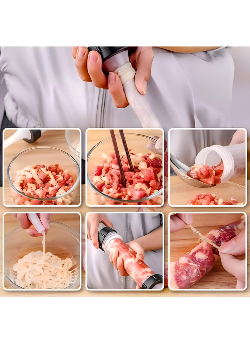 Generic - Innovative Sausage Making Tools: Handcrafted Sausage Stuffer Machine With Attachments In Various Sizes For Perfectly Shaped Sausages To Satisfy Your Culinary Cravings - Image 1