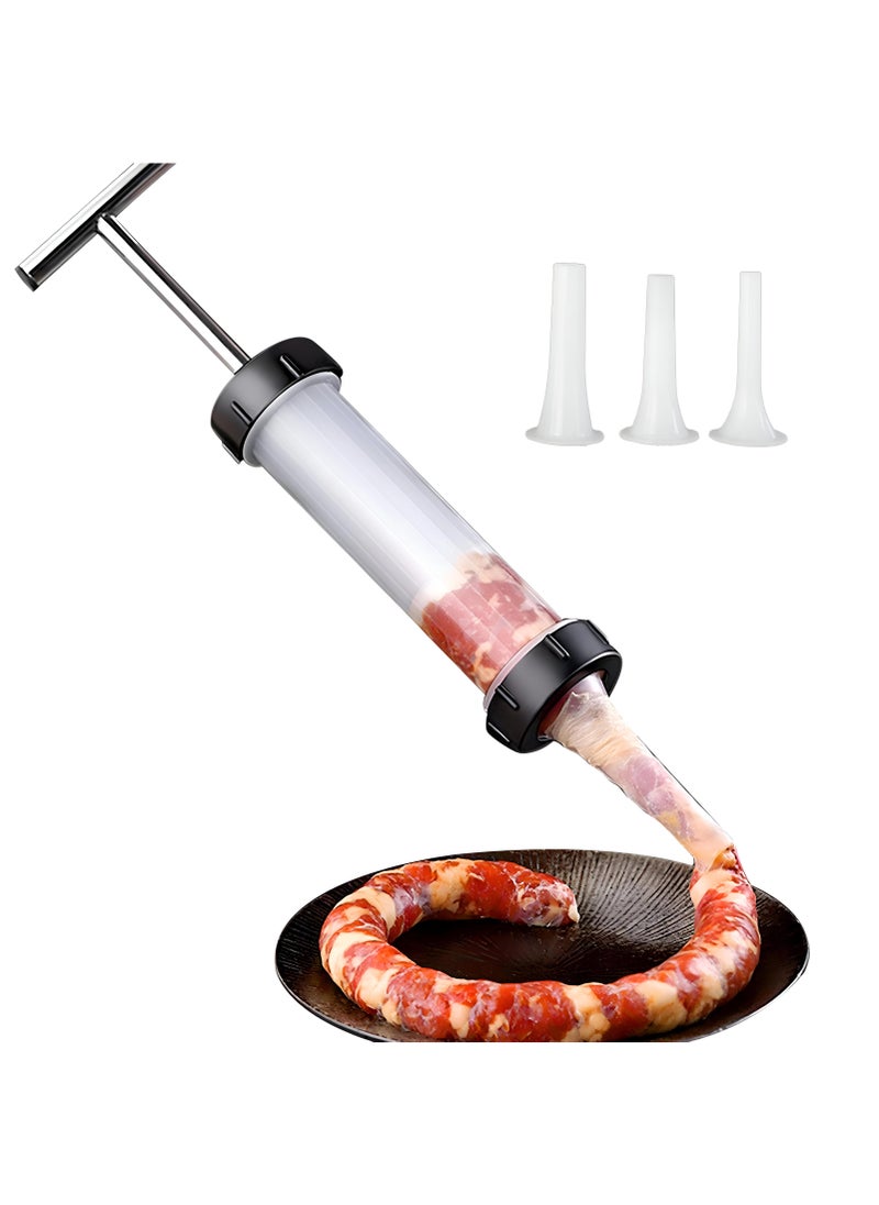 Generic - Innovative Sausage Making Tools: Handcrafted Sausage Stuffer Machine With Attachments In Various Sizes For Perfectly Shaped Sausages To Satisfy Your Culinary Cravings - Image 1