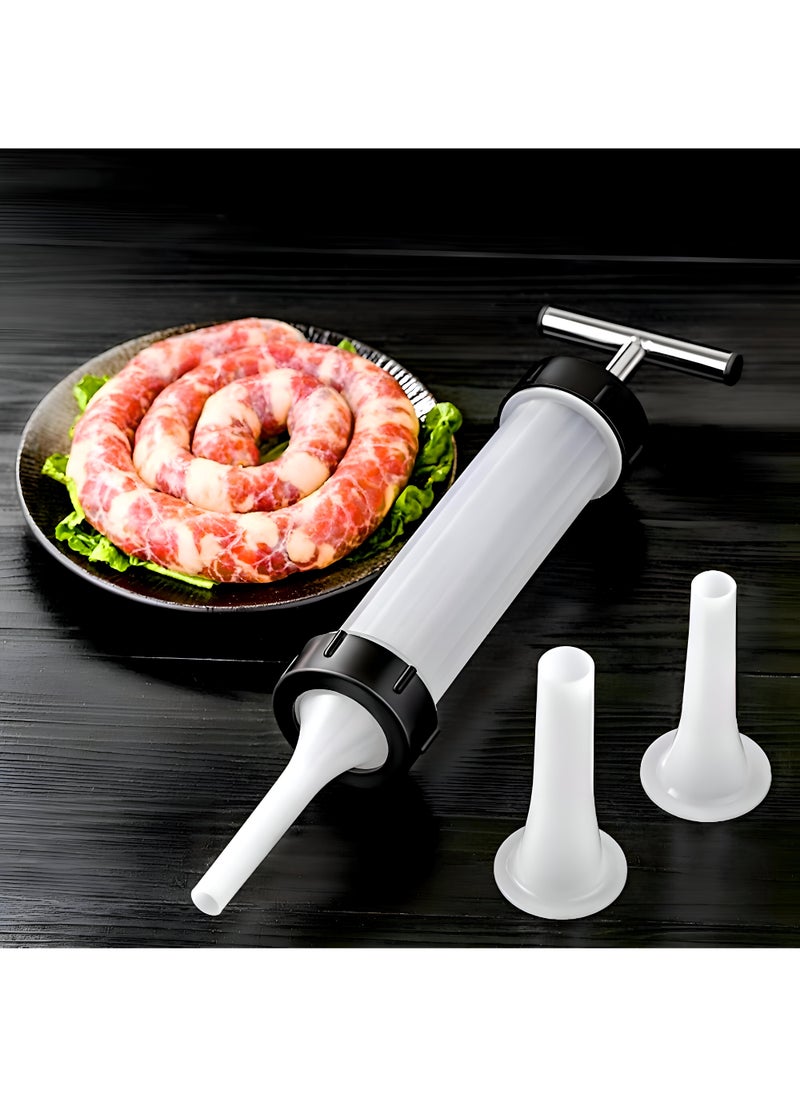 Generic - Innovative Sausage Making Tools: Handcrafted Sausage Stuffer Machine With Attachments In Various Sizes For Perfectly Shaped Sausages To Satisfy Your Culinary Cravings - Image 1
