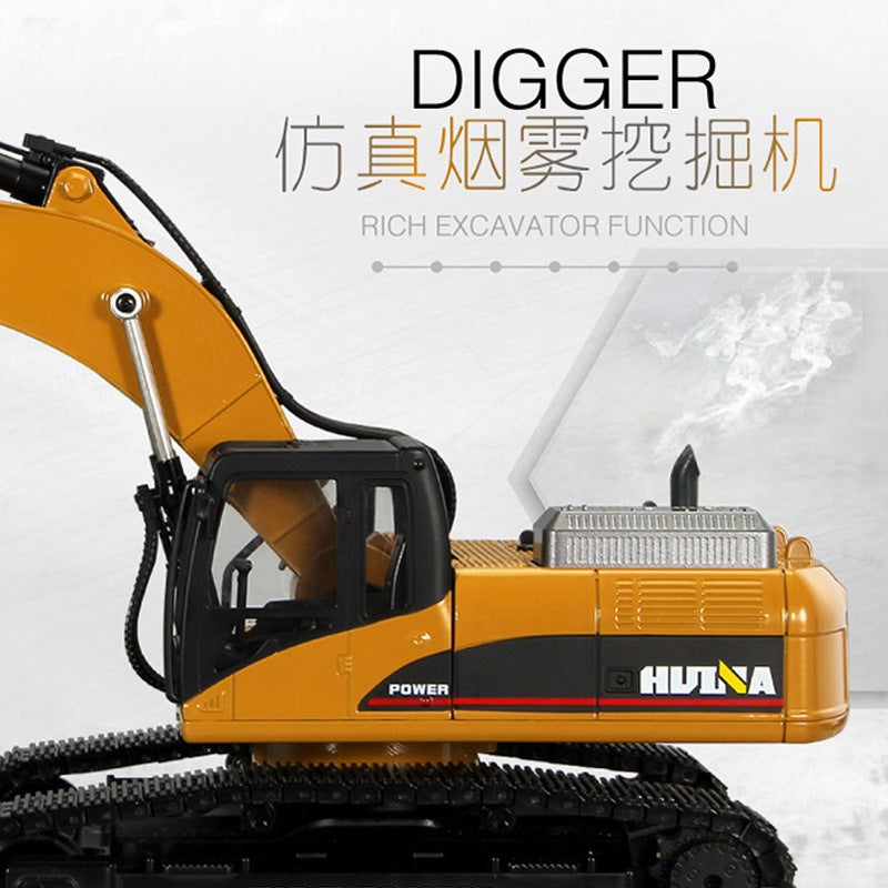 Huina 580 All-Alloy Excavator 23-Channel Artificial Engineering Vehicle Toy Large Digger Model - Accessories - Image 3