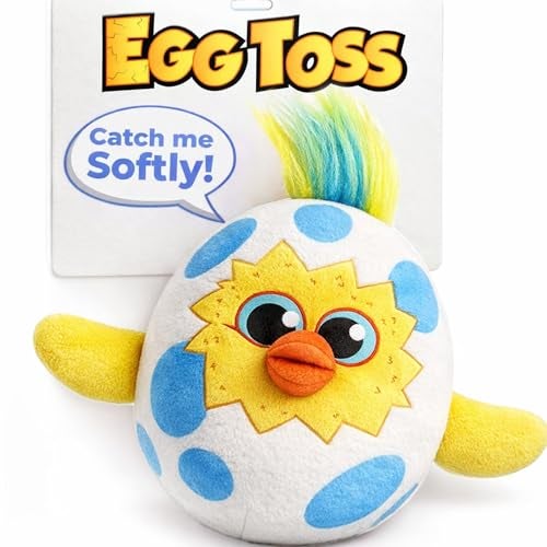 Move2Play Easter Egg Toss Kids Game Easter Basket Stuffer Gift for Kids Ages 38 Hilarious IndoorOutdoor Game Fun Easter Toy for Toddlers Boys Girls - Image 1