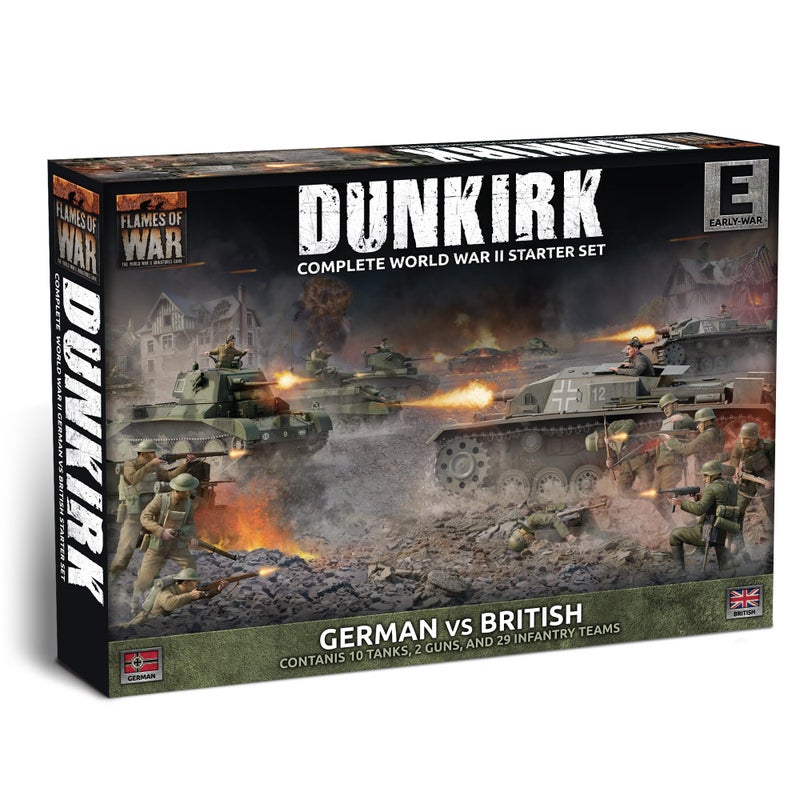 Flames of War Dunkirk British vs German Starter Set Plastic - Image 3