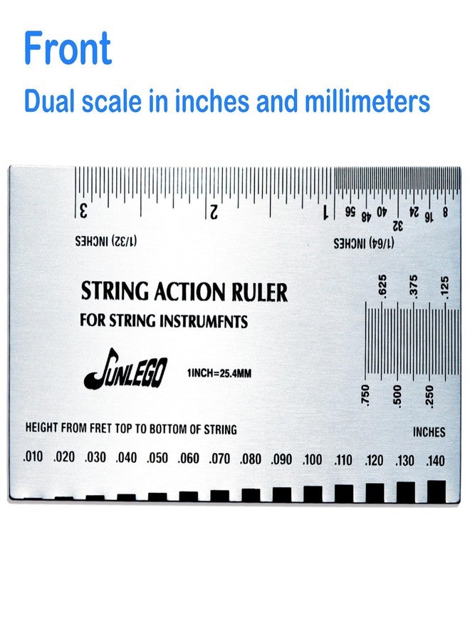 Junlego Guitar Action Gauge Guitar String Height Gauge - Image 2