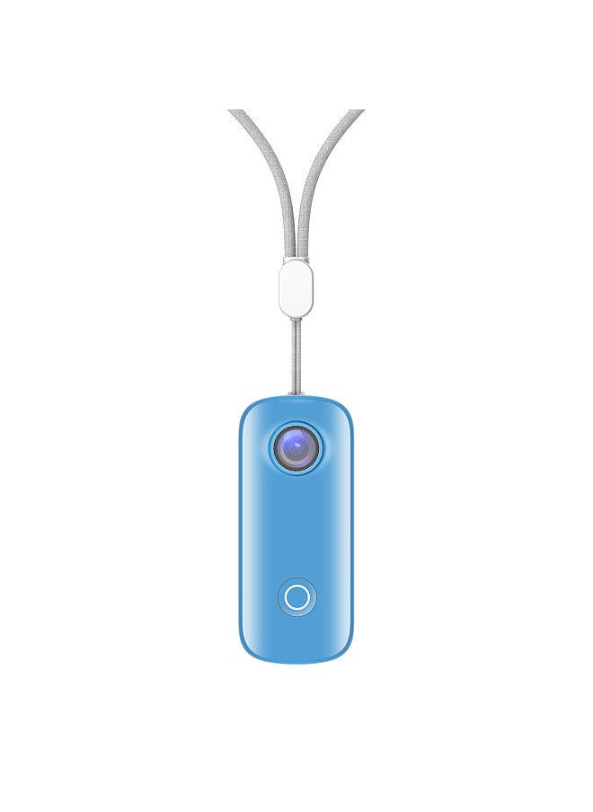 Generic - SJCAM C100 Mini Action Camera 1080P/30fps Digital Video Camera 30M Waterproof Magnetic Body Built-in Battery WiFi Connection APP Sharing with Waterproof Case Back Clip Lanyard - Image 1