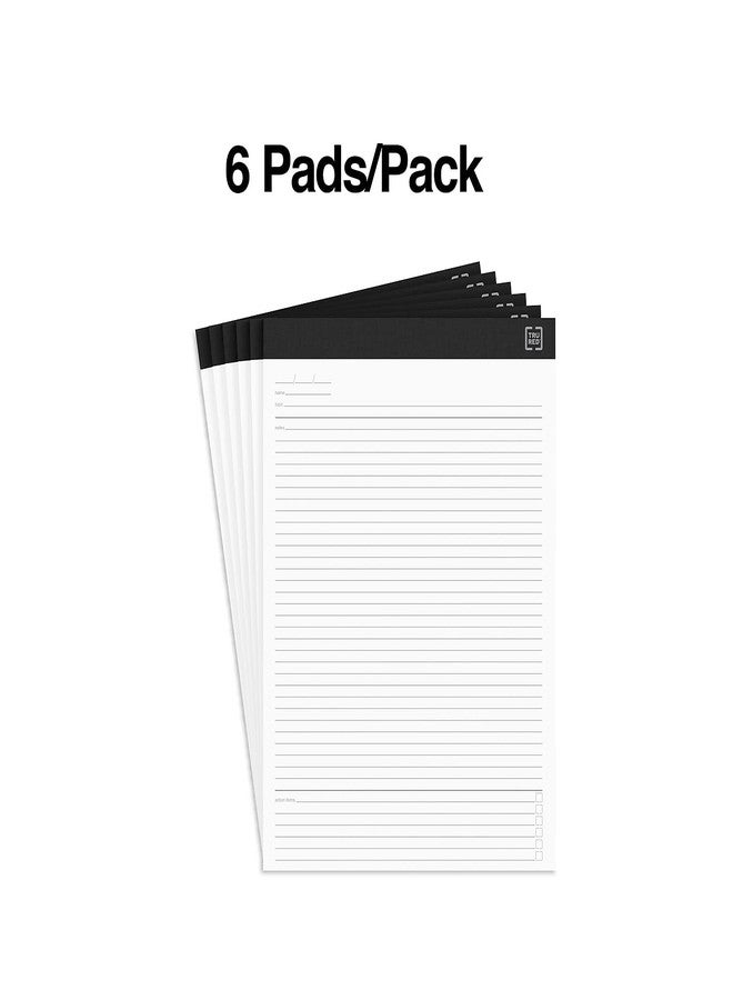 TRU RED Meeting Agenda Notepad, 8.5” x 11.75”, White, 50 Sheets/Pad - Image 2