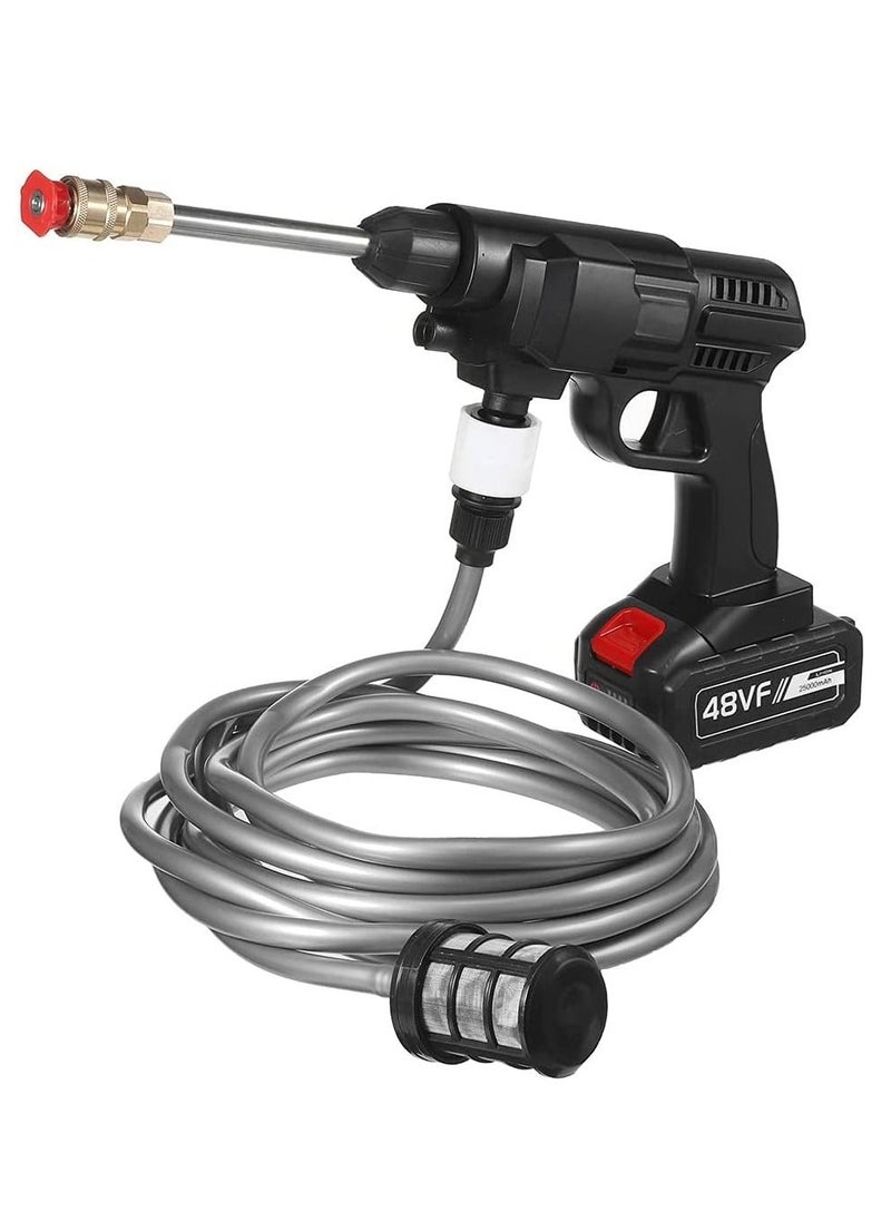 XiuWoo Cordless Handheld Wireless Pressure Washer Gun With Double Battery  - Image 5