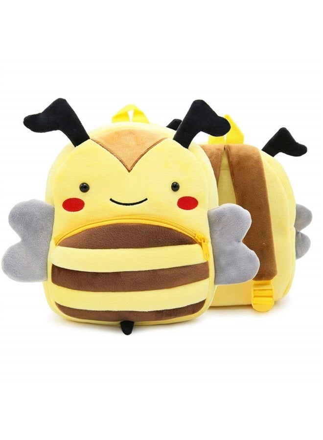 Cute Toddler Backpack Toddler Bag Plush Animal Cartoon Mini Travel Bag for Baby Girl Boy 2-6 Years(Bee)  - Image 5