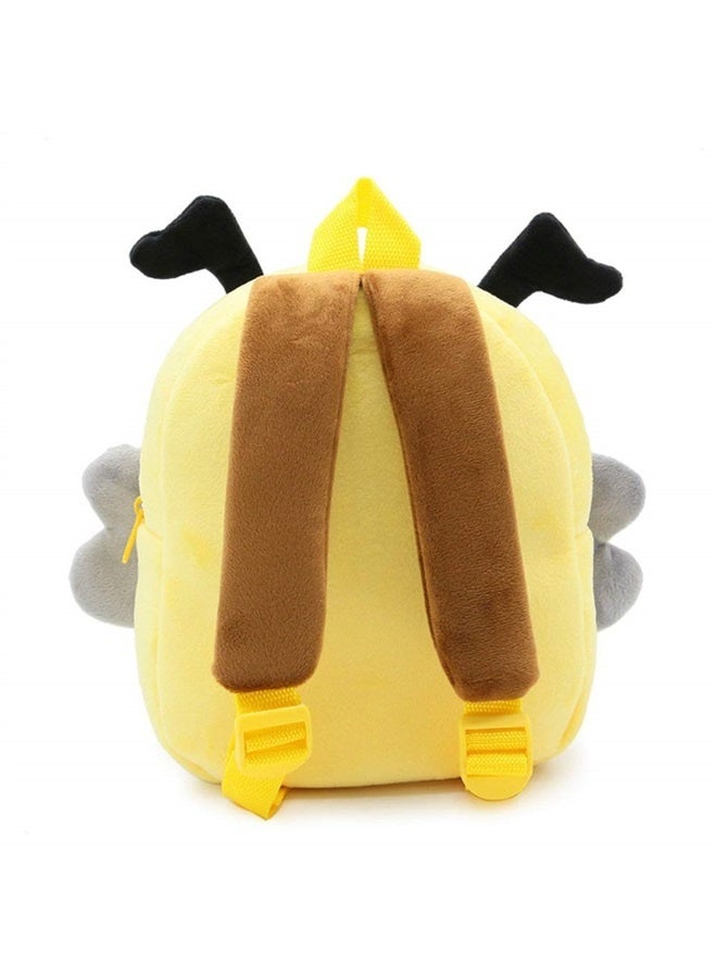 Cute Toddler Backpack Toddler Bag Plush Animal Cartoon Mini Travel Bag for Baby Girl Boy 2-6 Years(Bee)  - Image 3