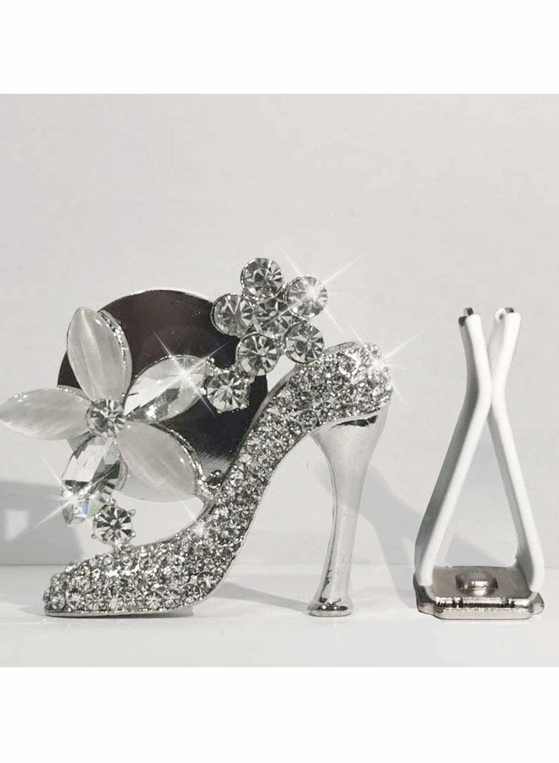 Automotive Interior Crystal High Heel Shoe and Magic Bag Car Air Vent Clip Charm - Image 5