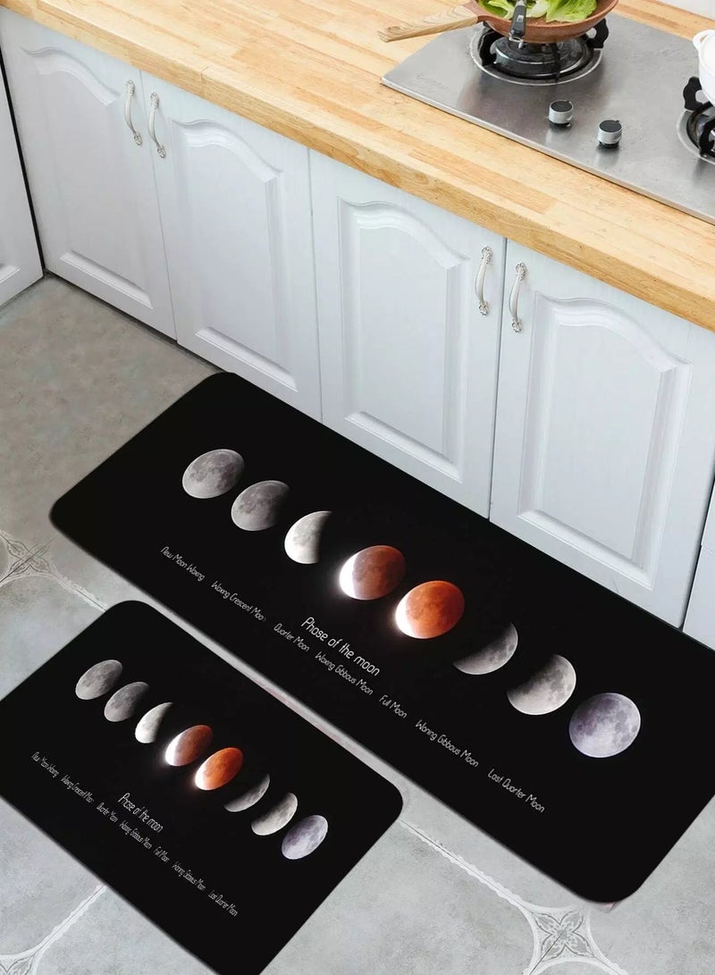 Generic 1pc Moon Print Floor Mat  - Image 1