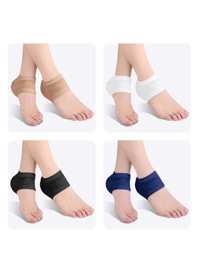 LP 4 Pairs Plantar Fasciitis Inserts Pads Heel Protection Pad Insoles Plantar Fasciitis Support for Men and Women Relief Heel Pain and Pressure - Image 2