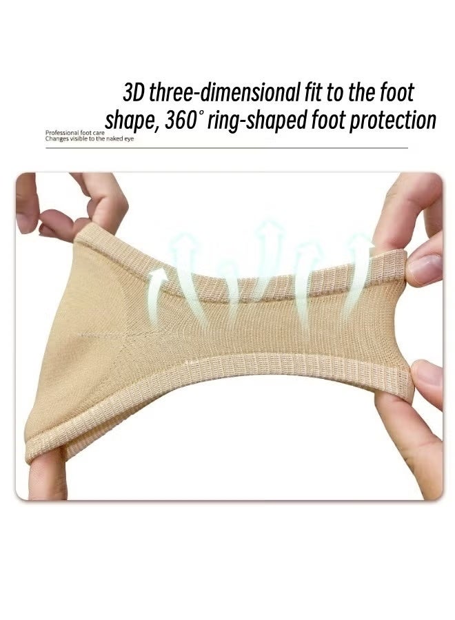 LP 4 Pairs Plantar Fasciitis Inserts Pads Heel Protection Pad Insoles Plantar Fasciitis Support for Men and Women Relief Heel Pain and Pressure - Image 3