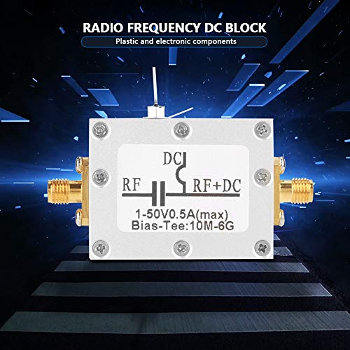 Ciglow Bias Tee,10MHz-6GHz Bias Tee Broadband Radio Frequency Microwave Coaxial Bias Low Noise Amplifier Module. - Image 2