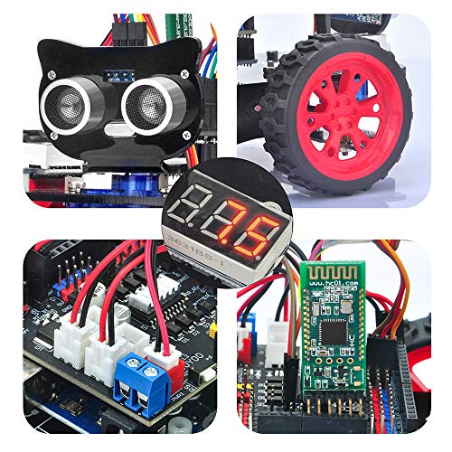 OSOYOO Model 3 Robot Car DIY Starter Kit for Arduino,Educational Motorized Robotics, Remote Control App, Learning How to Code, IOT Mechanical Coding for Teens and Adults - Image 5