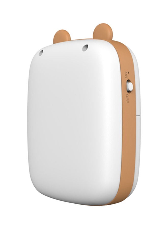 NIBEMINENT Pocket Thermal Mini Printer White/Brown  - Image 3