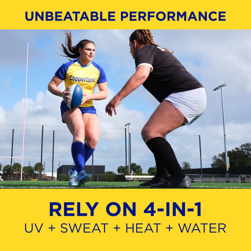 Coppertone Sport Sunscreen Spray SPF 50, Water Resistant Spray Sunscreen Pack, 5.5 Oz, Pack of 2 (Packaging May Vary) - Image 4