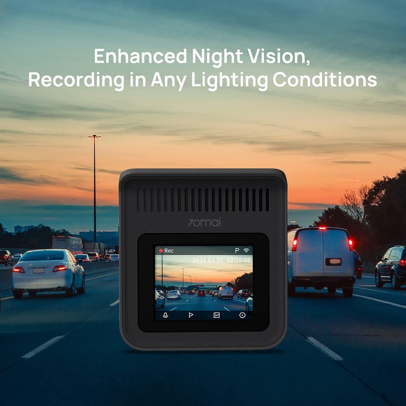 70mai Dash Cam A400 - Front and Rear 2K QHD with Built-in WiFi and Night Vision - Image 5