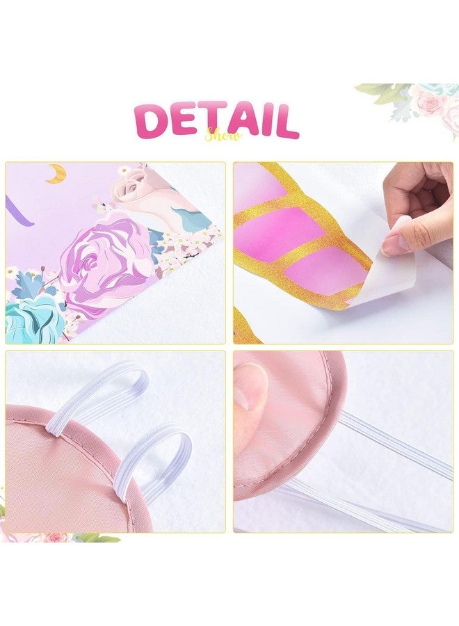 WERNNSAI Pin The Horn on The Unicorn Party Game - Unicorn Party Game Girls Rainbow Birthday Decorations for Kids 21'' x 28'' Poster with 24 Pcs Horn Stickers - Image 5